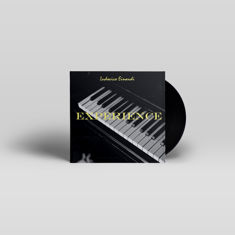 Pochette d'album d'un vinyle réalisé par Coralie Poirier lors de sa première année de formation Webdesigner au FIM CCI Formation campus 2 à Saint-Lô